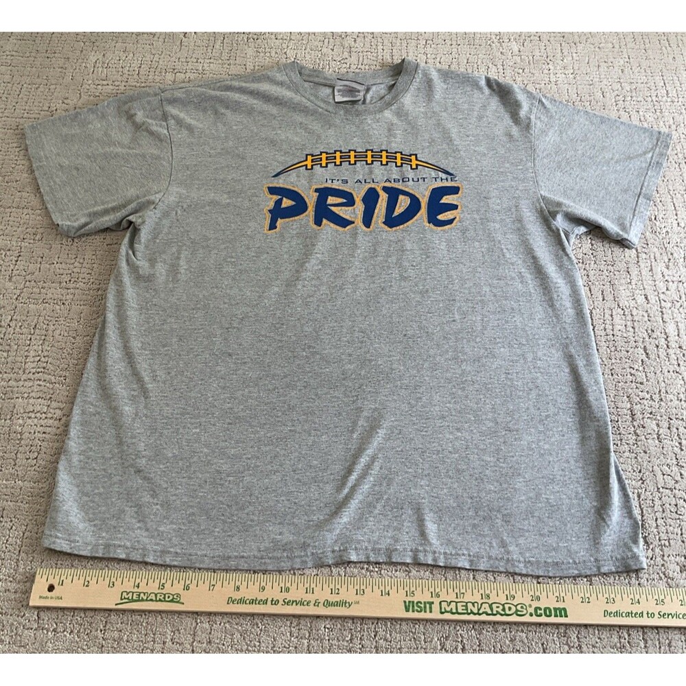 Nike Gray Lions”It’s All About Pride” Football T Shirt Size XL